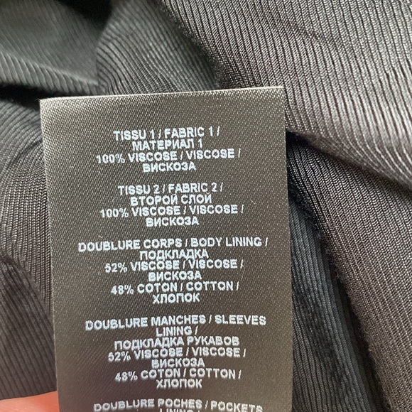 BalmainTwo-Tone Crepe Spencer Jacket - Picture 8 of 14